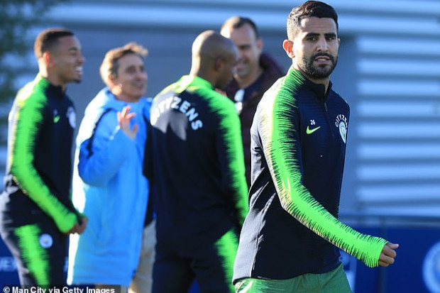 Man City : Mahrez à l’entrainement avant d’affronter Burnley samedi