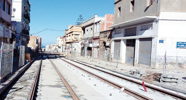 Tramway de Mostaganem : Les premiers essais attendus pour mars 2019
