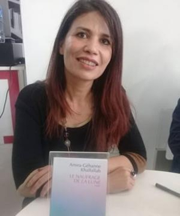 Amina – Géhane Khalfallah, écrivaine, à l&rsquo;expression: « J&rsquo;ai voulu raconter l&rsquo;histoire d&rsquo;un de mes aïeux… »