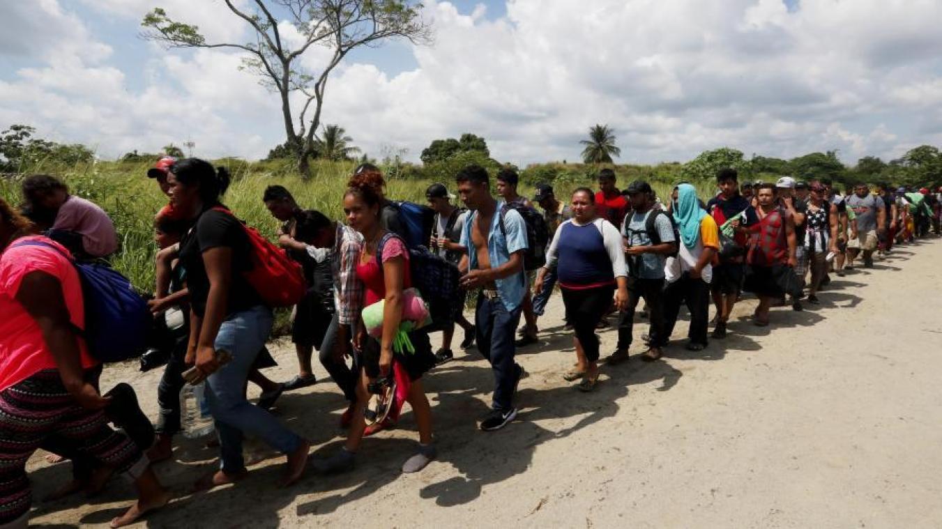 Plus de 1.000 migrants centre-américains arrivent à Mexico