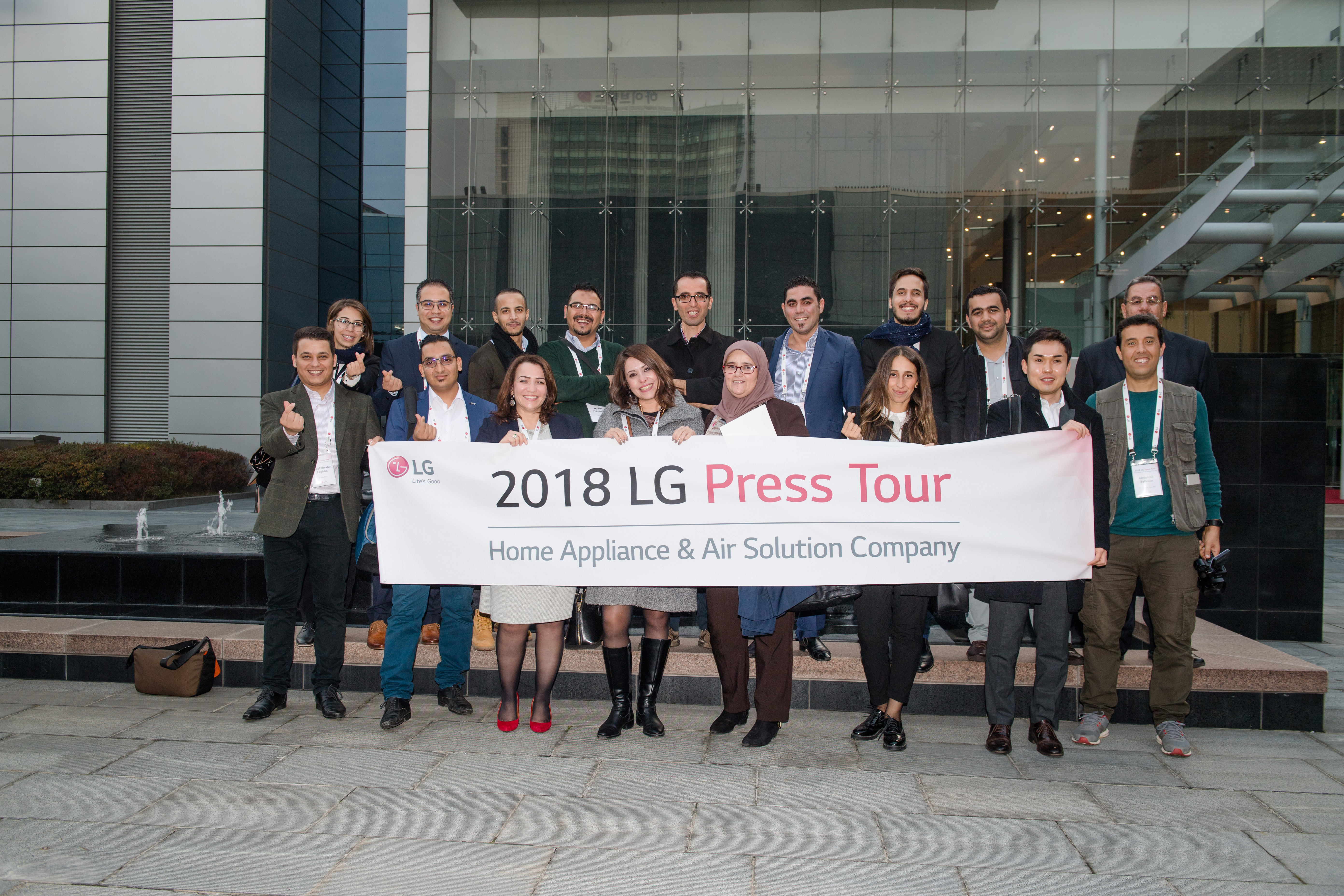 LG PRESS TOUR 2018 les journalistes algériens vont à la découverte de la technologie LG