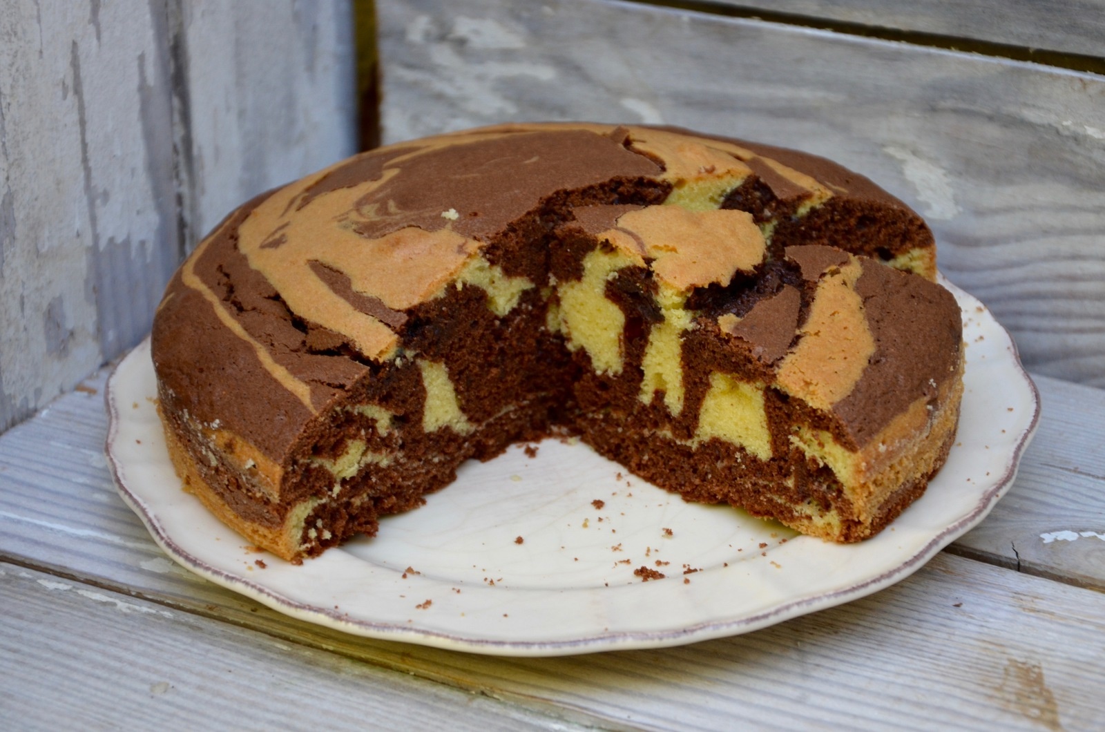 Recette: Gâteau marbré