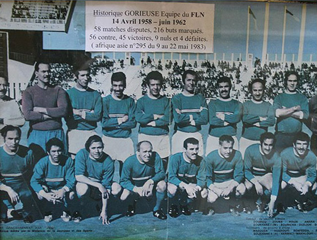 La FFFLN à l’origine de la création de la glorieuse équipe du FLN
