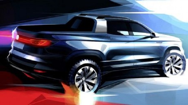 Teaser : Première image du nouveau pick-up compacte de Volkswagen