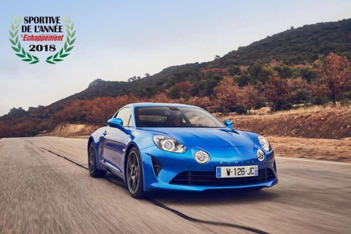 Alpine A110 remporte le prix de sportive de l’année décerné par le magazine Échappement