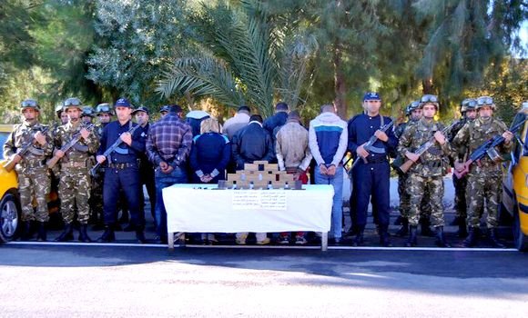 Arrestation de 36 contrebandiers et 11 trafiquants de drogue dans le sud du pays