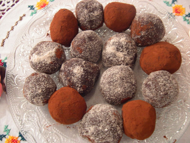 Recette: Boules d’amandes au chocolat