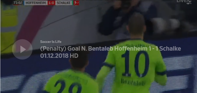 Schalke 04 : Bentaleb buteur face à Hoffenheim (Vidéo)