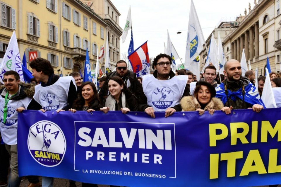 Italie: Matteo Salvini rassemble ses troupes à Rome