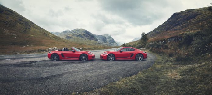 Porsche dévoile les 718 Boxster T et 718 Cayman T