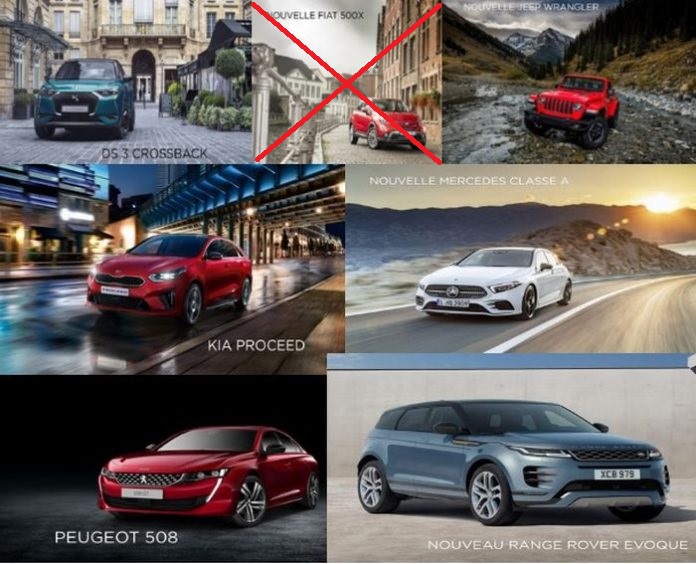 Plus belle voiture de l’année 2018 : Exit la Fiat 500X