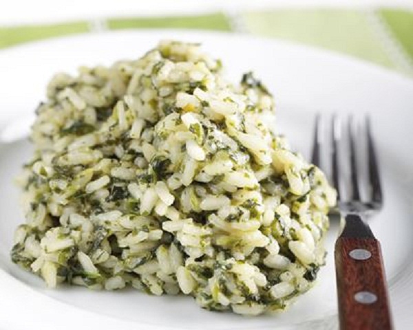 Recette: Riz aux épinards