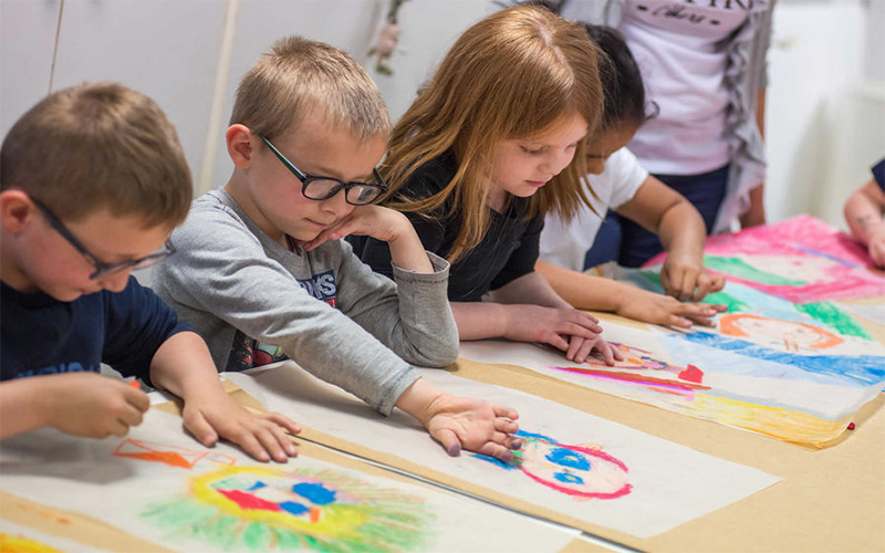 Atelier dessin et peinture à l’institut français d’oran