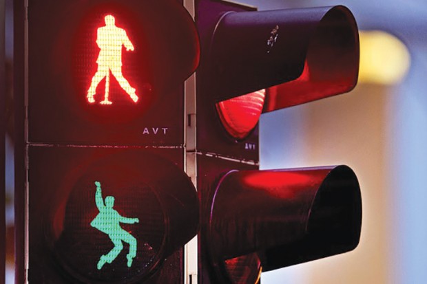 Friedberg (Allemagne) : Des feux de signalisation à l&rsquo;effigie d&rsquo;Elvis Presley