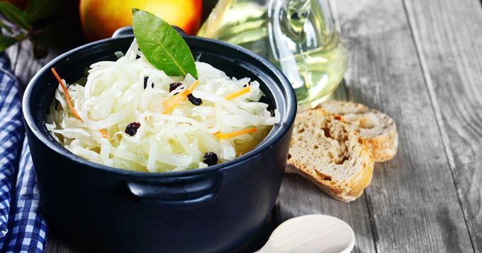 Salade au chou blanc