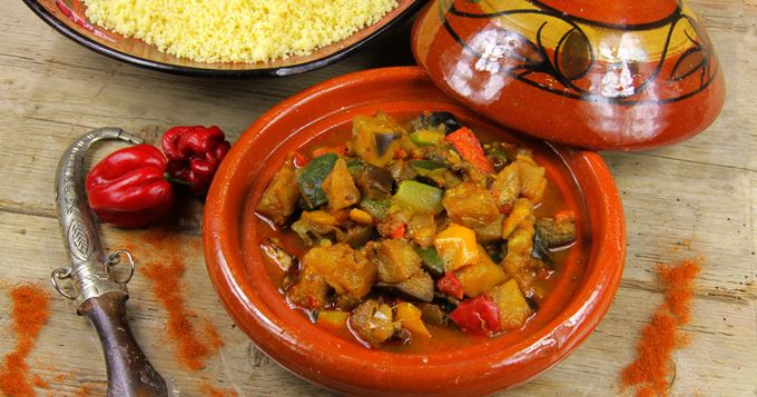 Tajine de veau aux légumes
