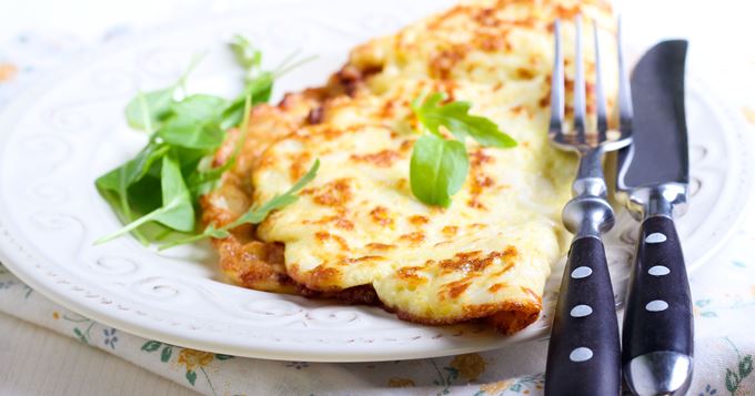 Omelette au fromage
