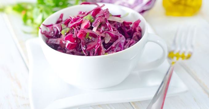 Salade de chou rouge