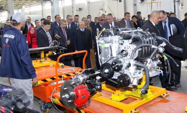 Démarrage de l’usine d’assemblage de voitures d&rsquo;Oued Chaaba
