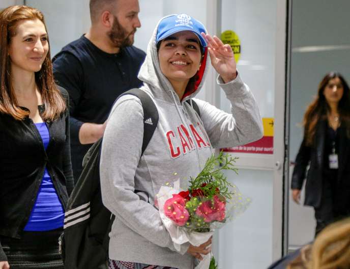 Arrivée au Canada, la jeune Saoudienne Rahaf Mohammed al-Qunun entame une nouvelle vie