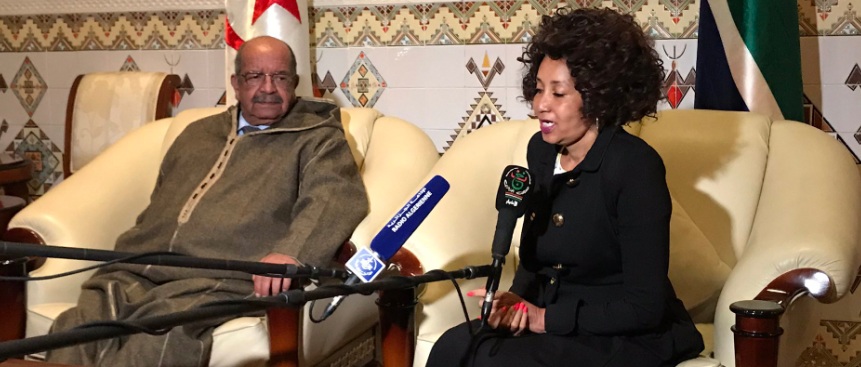 La ministre sud-africaine des Relations extérieures entame une visite officielle en Algérie