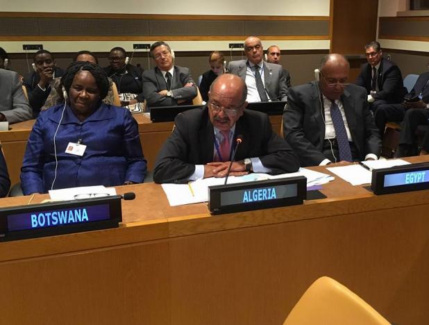 Messahel donne une conférence au CSIS à Washington et rencontre les représentants de la communauté nationale établie aux USA