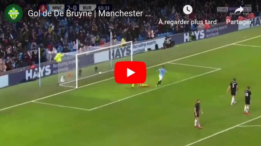 Voici la passe décisive de Mahrez pour De Bruyne (Vidéo)