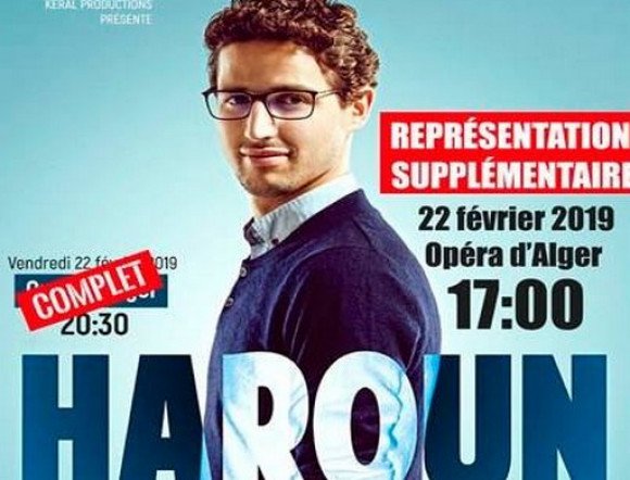 Double prestation à Alger de l’humoriste français Haroun
