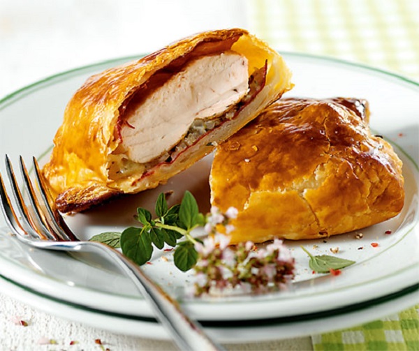 Recette: Feuilleté au poulet