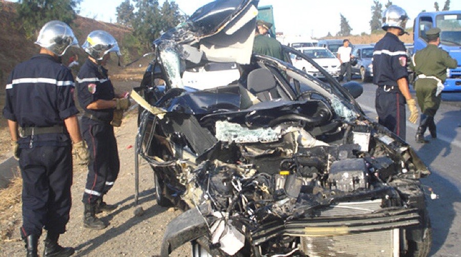 Accidents de la route : 7 personnes décédées et 42 autres blessées en 24 heures