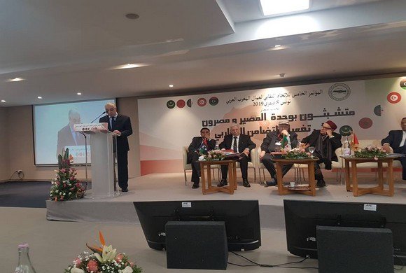 L&rsquo;Algérie prend part au congrès des syndicats du Maghreb àTunis