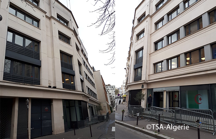 Le consulat général d’Algérie à Paris déménage une nouvelle fois