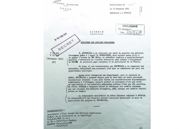 Il est décrit comme manipulateur, prévaricateur et imbu de sa personne : Ces archives de la DGSE qui éclaboussent la réputation de Bouteflika