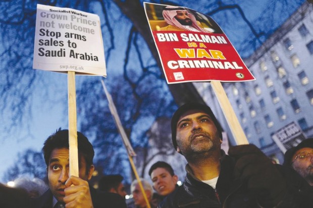 Armes britanniques à l’Arabie Saoudite: La Chambre des lords demande la suspension des ventes