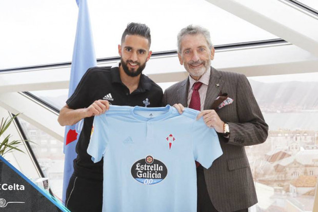 Celta Vigo: Boudebouz présenté à la presse (photos)