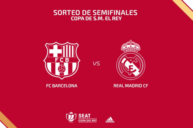 Coupe du Roi: un choc Real-Barça en demi-finales !