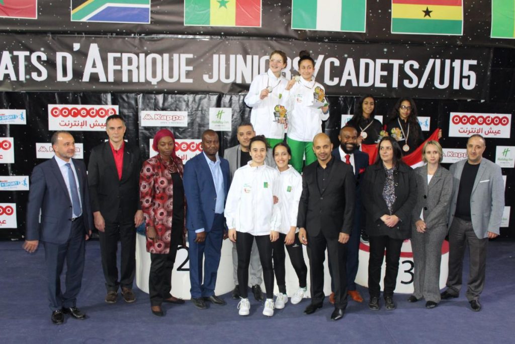 Championnats d’Afrique (jeunes – 2e) : 4 médailles dont une en or pour l’Algérie