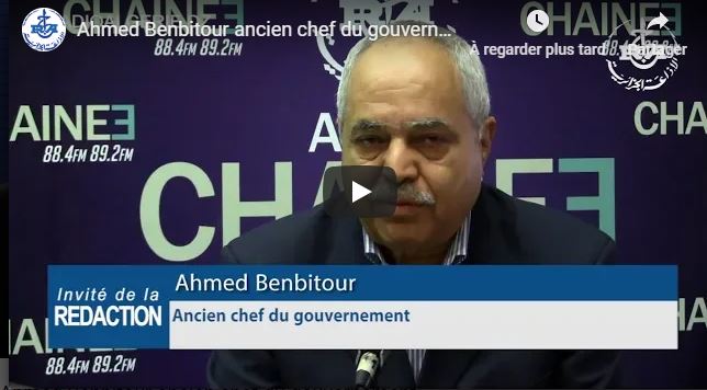 Vidéo/ Ahmed Benbitour: l’article 7 et 8 sont un point de pression sur le conseil constitutionnel