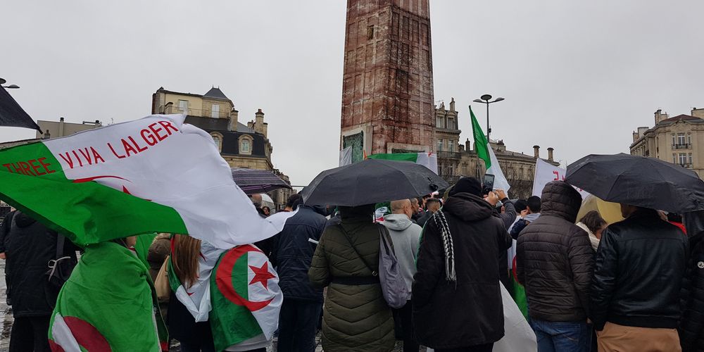 Bordeaux : une manifestation contre un cinquième mandat de Bouteflika