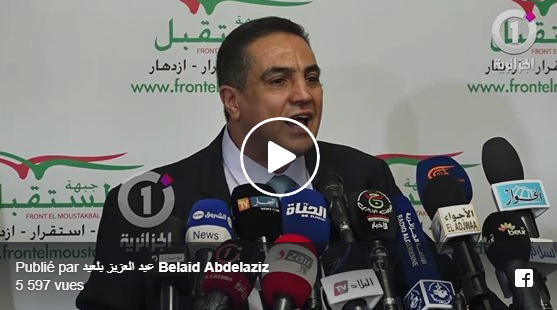 Belaïd: «Si Bouteflika ne se retire pas, je me retire»