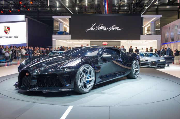 Salon de Genève 2019 : la Bugatti “voiture noire”, modèle unique à 11 millions d’euros !