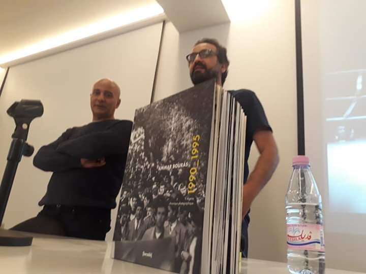 Rencontre avec Ammar Bouras et Adlène Meddi autour du Beau-livre  «1990-1995 -Algérie, chronique photographique» Mémoire de décennie noire  et résonnances actuelles