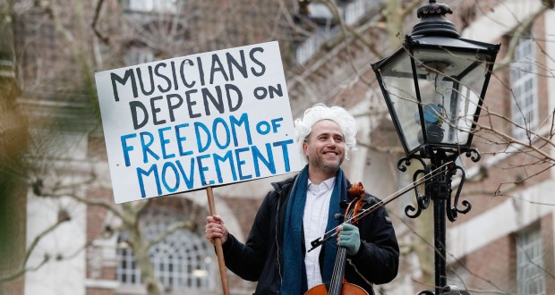 Royaume-Uni : Des musiciens redoutent un Brexit discordant