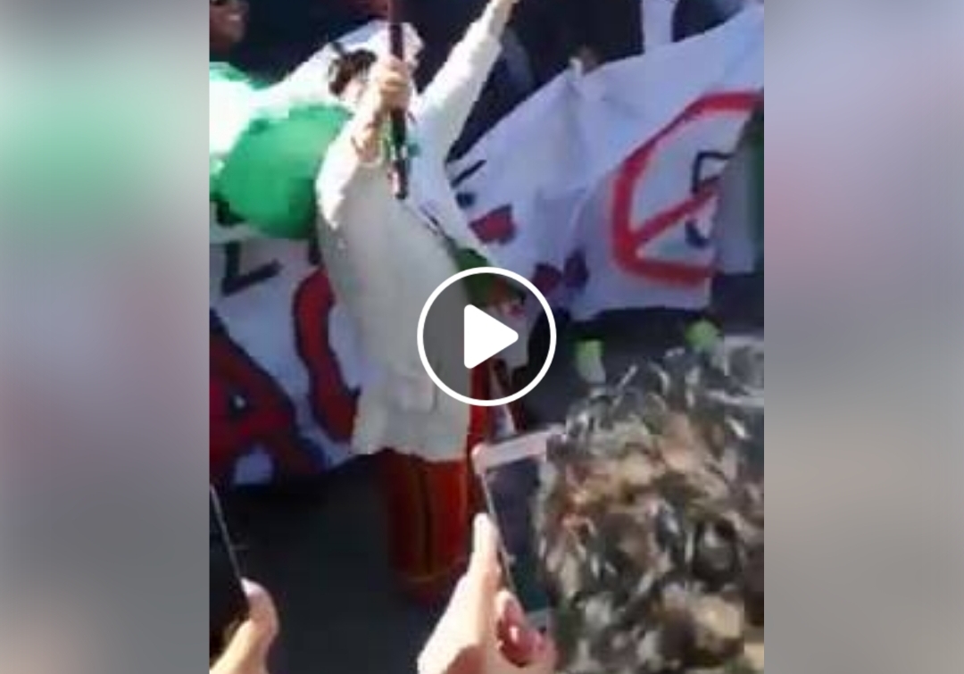 Une vieille grand-mère danse, entourée de manifestants à Alger (vidéo)