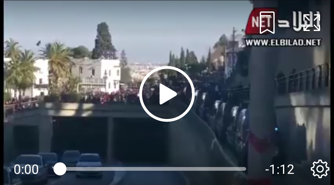 Les manifestants marchent pacifiquement en direction de la présidence ! [Vidéo]