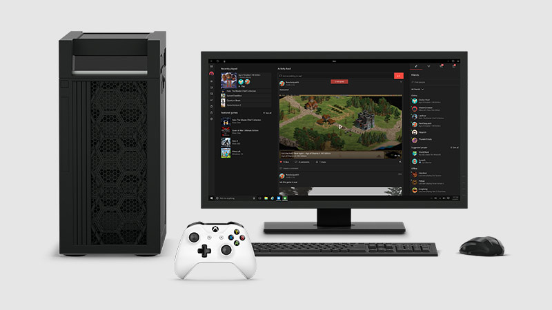 Les jeux Xbox One bientôt nativement compatibles PC !