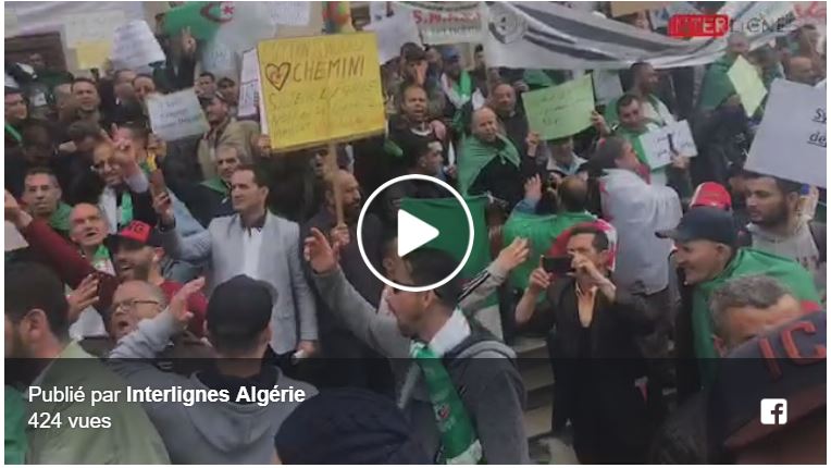 Vidéo : manifestation des architectes à Alger-centre
