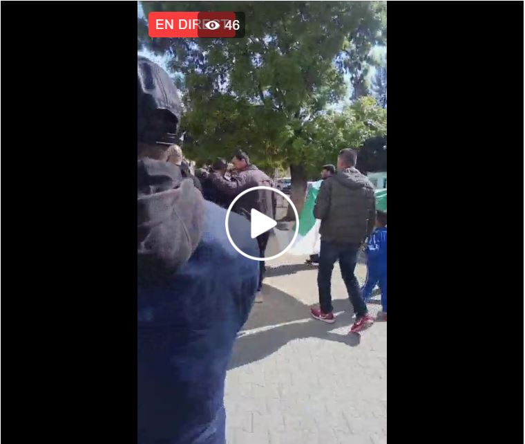 Vidéo : manifestations des travailleurs des travaux publics à Bouira contre le système