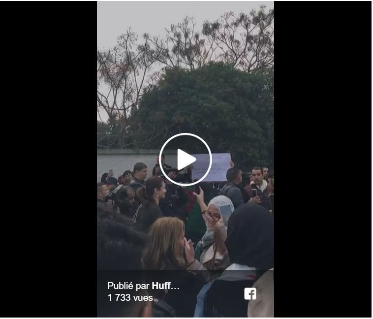 Vidéo : sit-in des étudiants et des enseignants devant l’université d’Alger 3