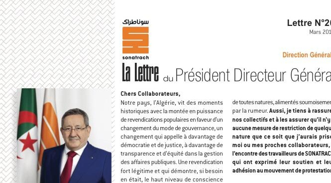 Ould Kaddour soutient le mouvement populaire !